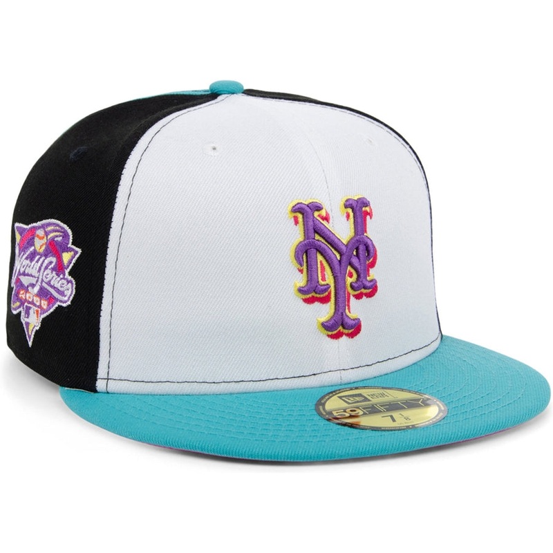 New Era x Lids HD  New York Mets Sugar Skull Pinwheel 2022 59FIFTY Fitted Cap