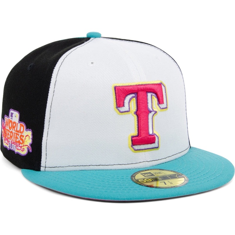 New Era x Lids HD  Texas Rangers Sugar Skull Pinwheel 2022 59FIFTY Fitted Cap