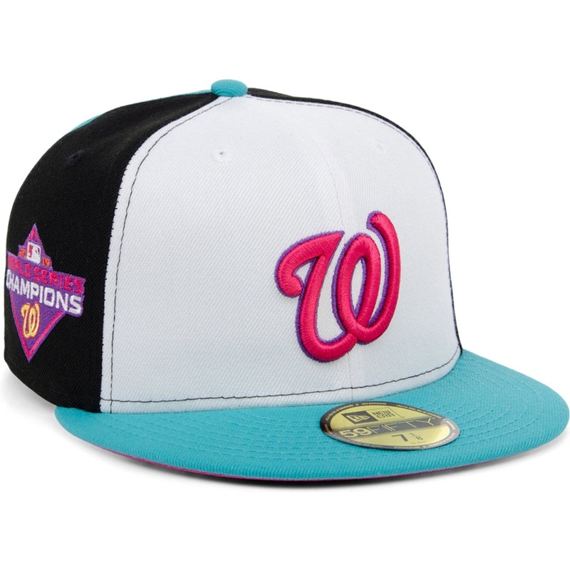 New Era x Lids HD  Washington Nationals Sugar Skull Pinwheel 2022 59FIFTY Fitted Cap