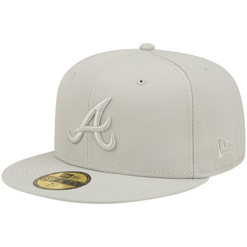 New Era Atlanta Braves Gray Icon Color Pack 59FIFTY Fitted Hat