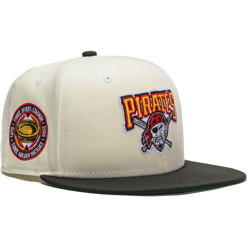 New Era  Pittsburgh Pirates White Dome Three Rivers Stadium 59FIFTY Fitted Hat