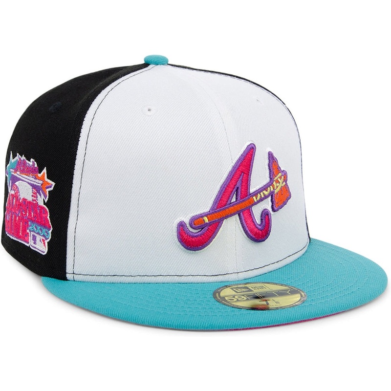 New Era x Lids HD  Atlanta Braves Sugar Skull Pinwheel 2022 59FIFTY Fitted Cap