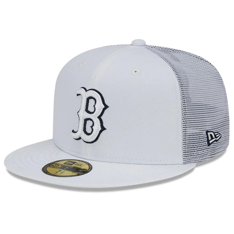 New Era Boston Red Sox White 2022 Batting Practice 59FIFTY Fitted Hat