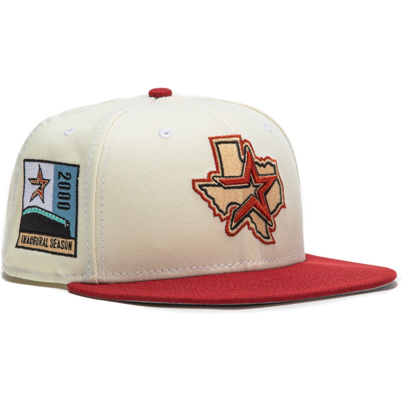 New Era  Houston Astros White Dome 2000 Inaugural Season 59FIFTY Fitted Hat