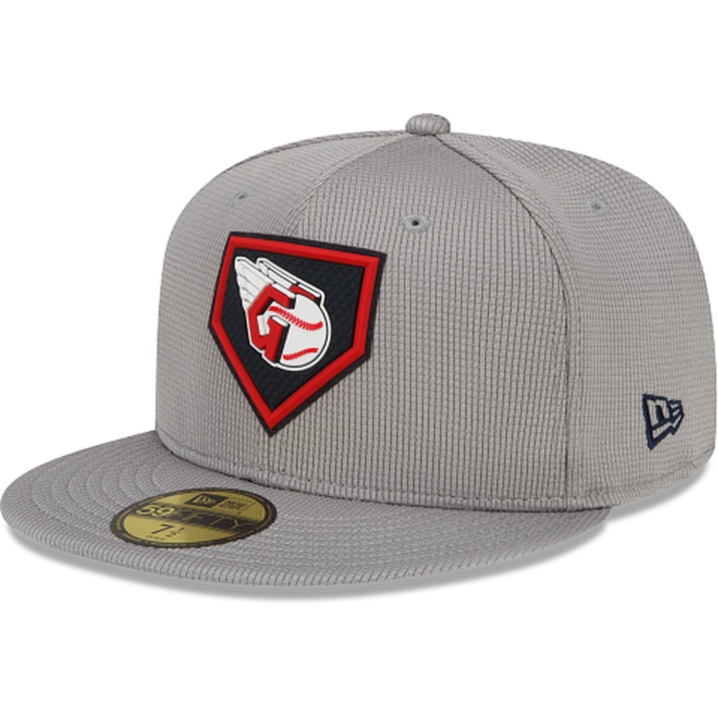 New Era Cleveland Guardians Gray Clubhouse 2022 59FIFTY Fitted Hat