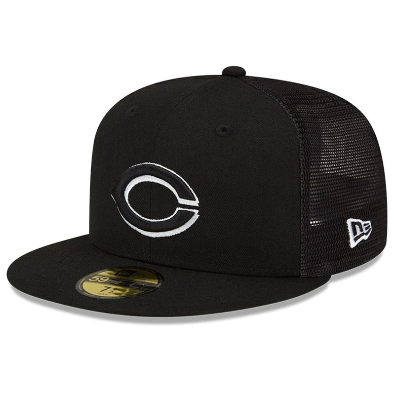 New Era Cincinnati Reds Black 2022 Batting Practice 59FIFTY Fitted Hat