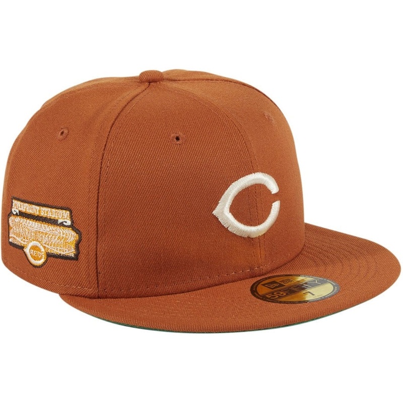 New Era  Cincinnati Reds ‘Campfire’ Riverfront Stadium 59FIFTY Fitted Hat