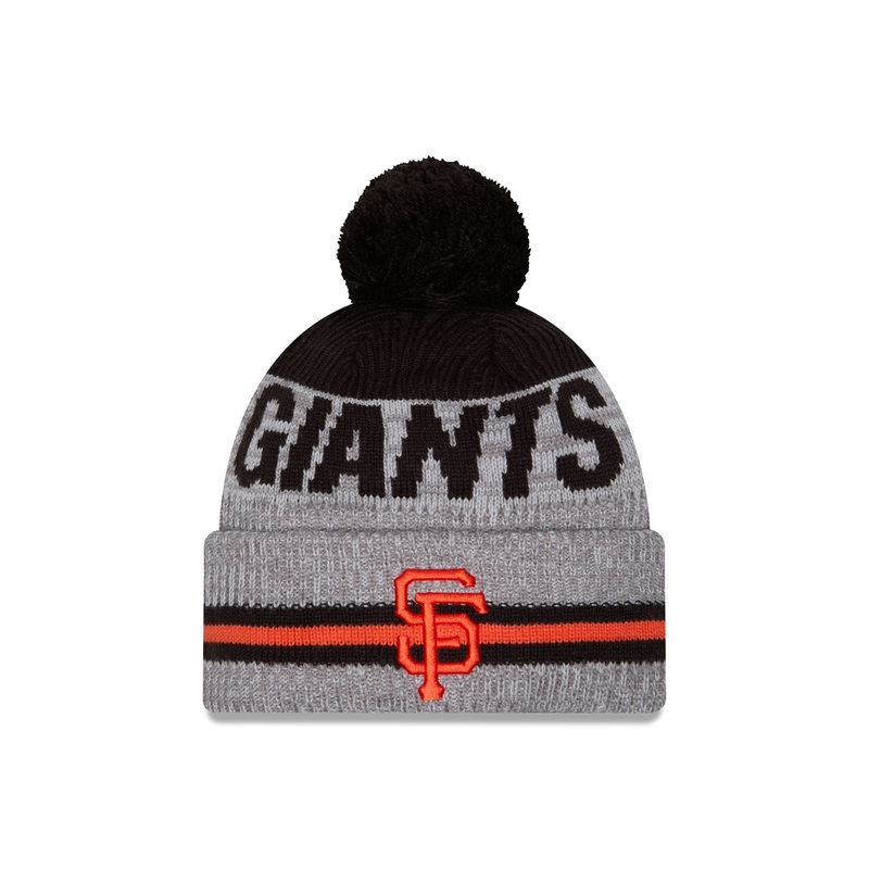 San Francisco Giants Runner Pom Knit Hat