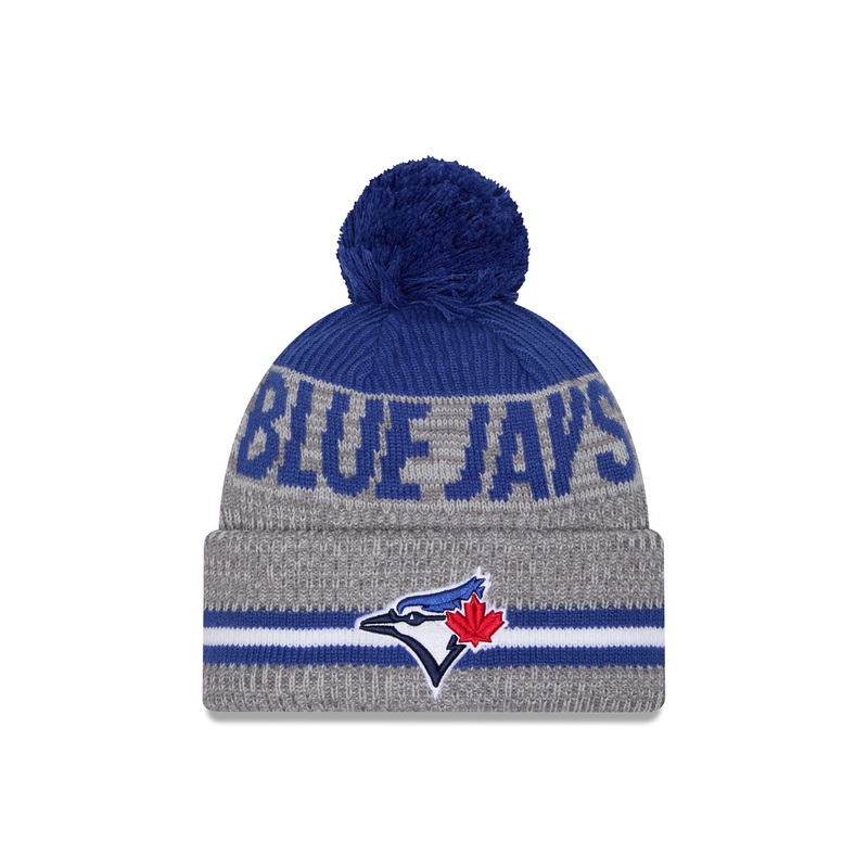Toronto Blue Jays Runner Pom Knit Hat