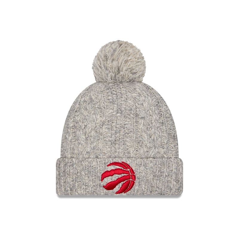 Toronto Raptors Shimmer Pom Knit Hat