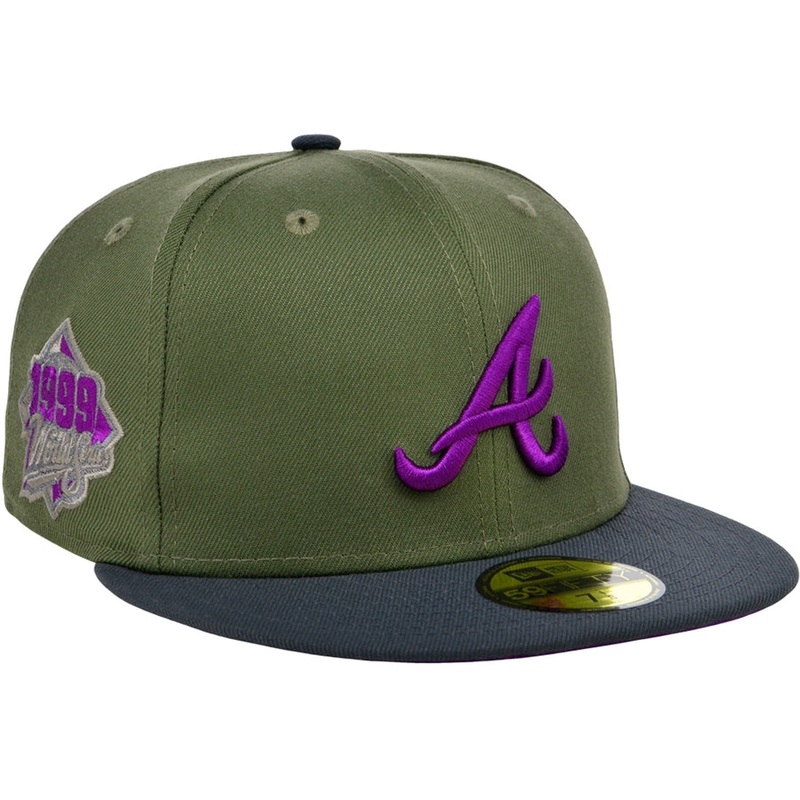 New Era x Lids HD  Atlanta Braves Mossy Haze 2022 59FIFTY Fitted Cap
