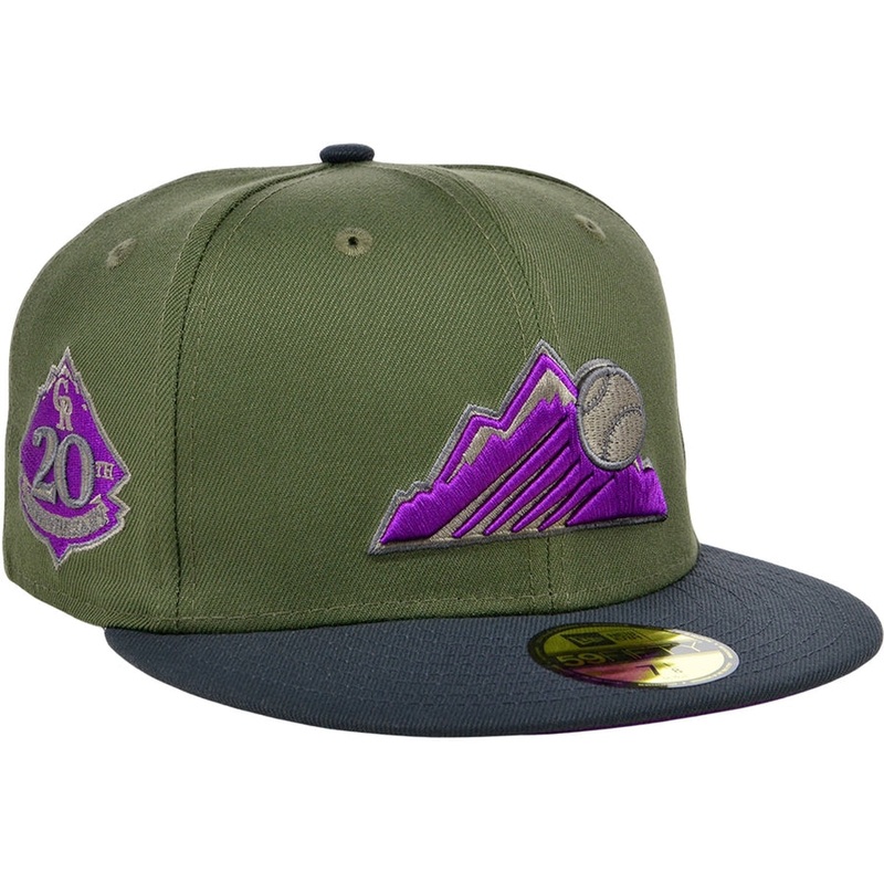 New Era x Lids HD  Colorado Rockies Mossy Haze 2022 59FIFTY Fitted Cap