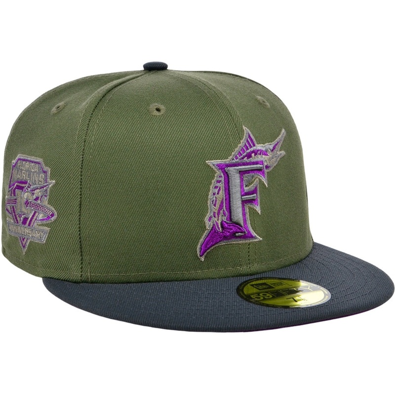 New Era x Lids HD  Florida Marlins Mossy Haze 2022 59FIFTY Fitted Cap