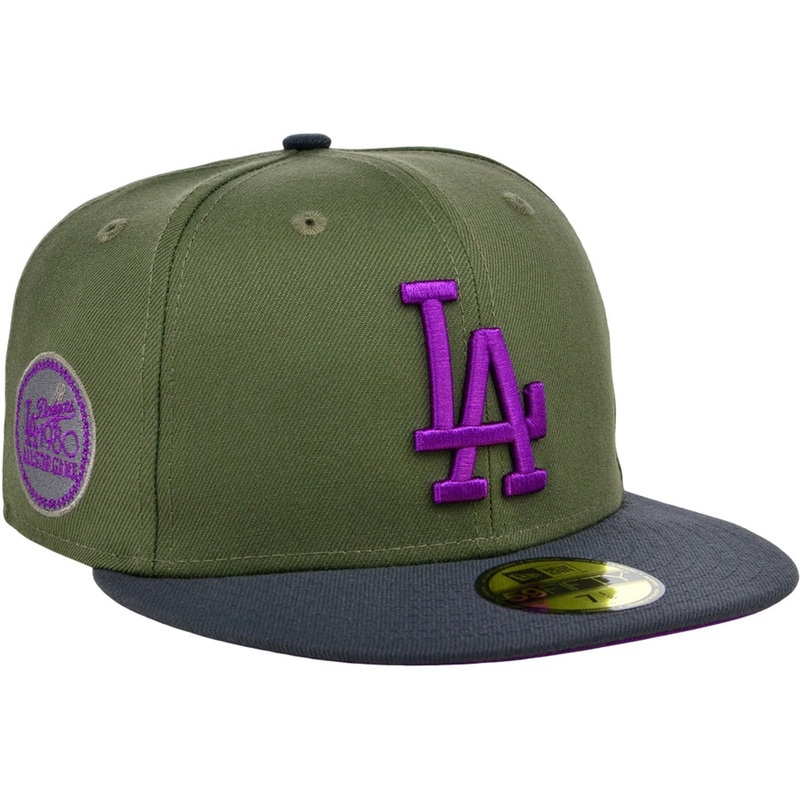 New Era x Lids HD  Los Angeles Dodgers Mossy Haze 2022 59FIFTY Fitted Cap
