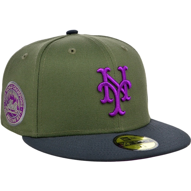 New Era x Lids HD  New York Mets Mossy Haze 2022 59FIFTY Fitted Cap