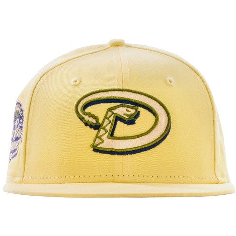 New Era x Shoe Palace Arizona Diamondbacks Canary Yellows 59FIFTY Fitted Cap