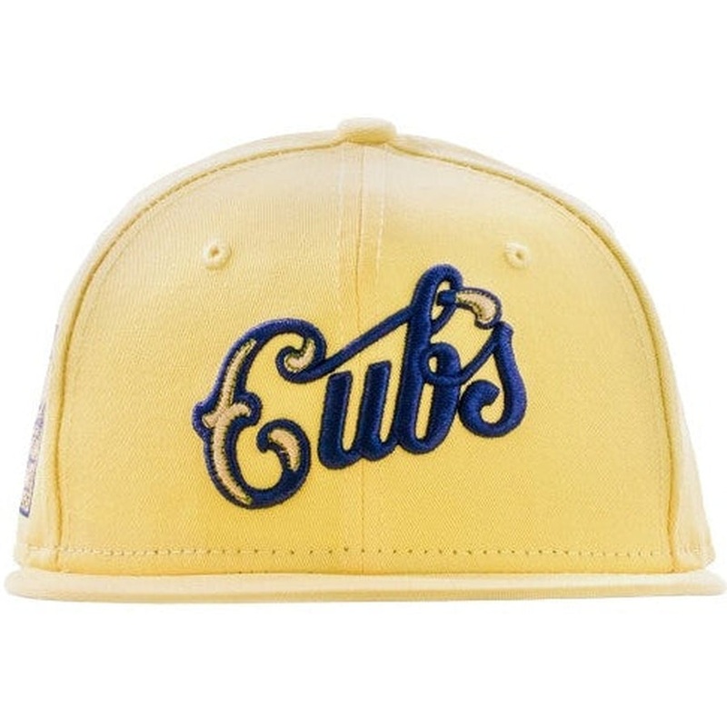 New Era x Shoe Palace Chicago Cubs Canary Yellows 59FIFTY Fitted Cap