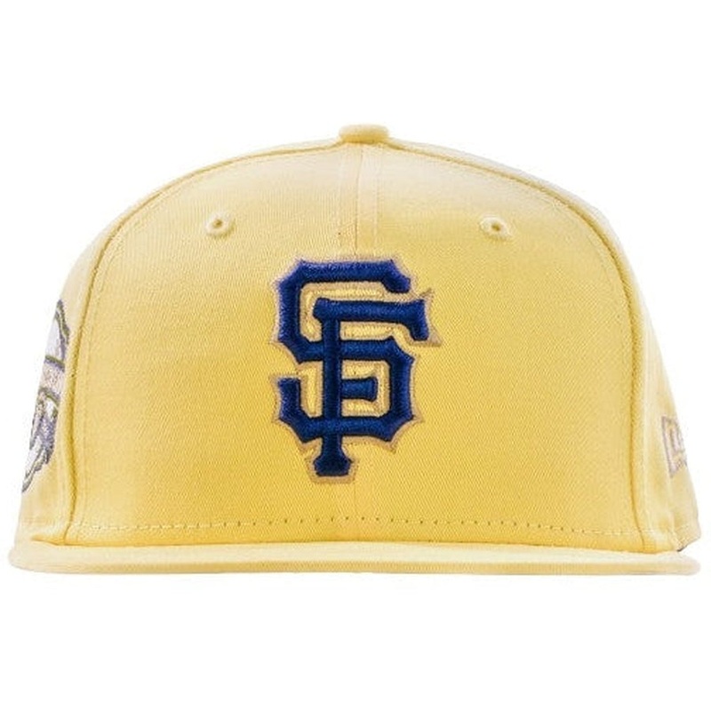 New Era x Shoe Palace San Francisco Giants Canary Yellows 59FIFTY Fitted Cap
