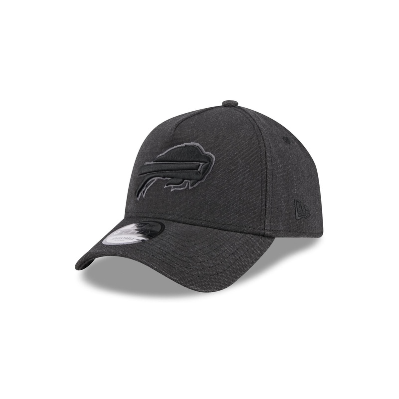 Buffalo Bills Logo Essentials Black 9FORTY A-Frame Snapback Hat