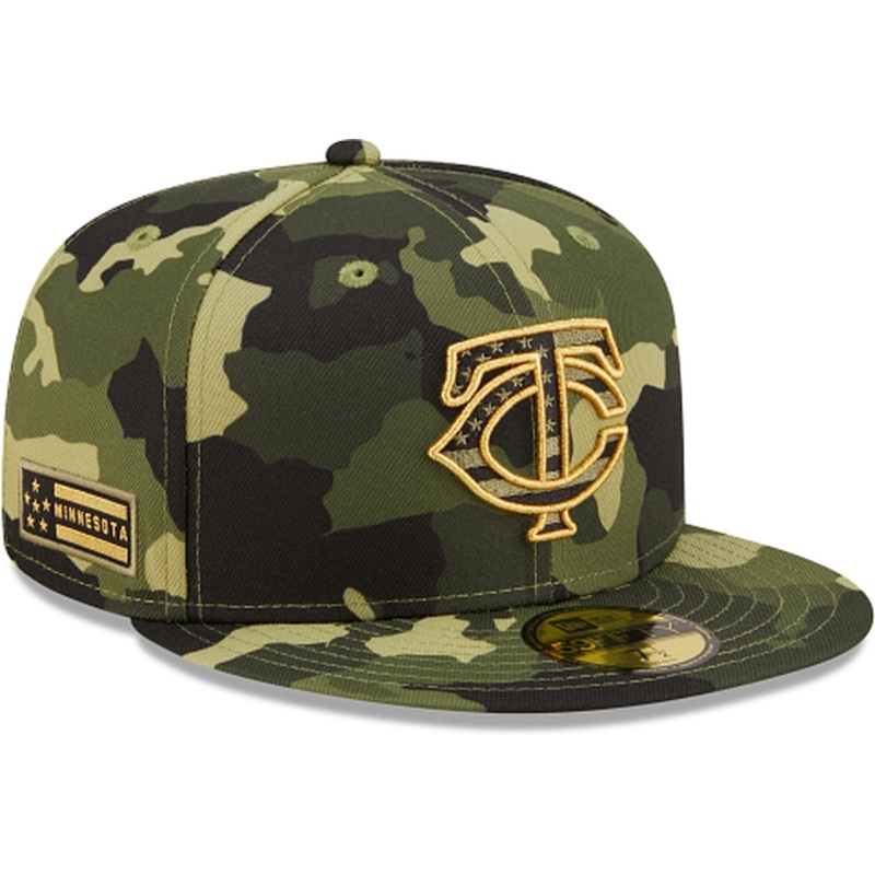 New Era  Minnesota Twins 2022 Armed Forces Day 59FIFTY Fitted Hat