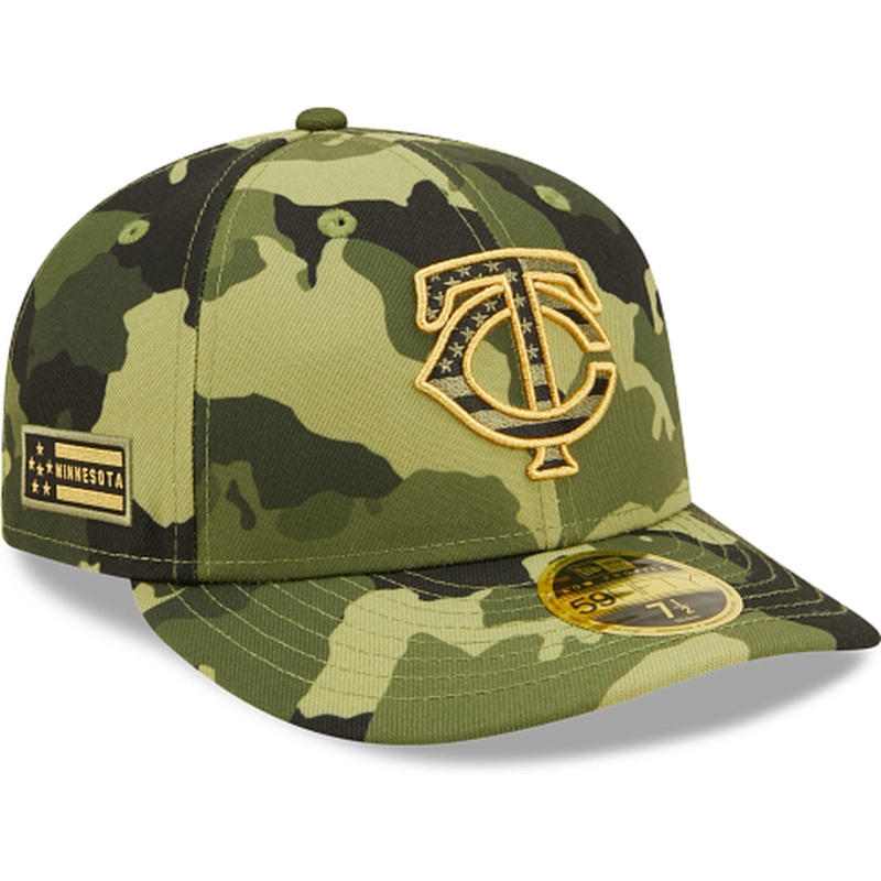 New Era  Minnesota Twins 2022 Armed Forces Day Low Profile 59FIFTY Fitted Hat