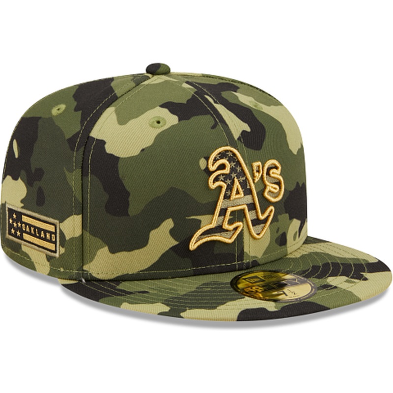 New Era  Oakland Athletics 2022 Armed Forces Day 59FIFTY Fitted Hat