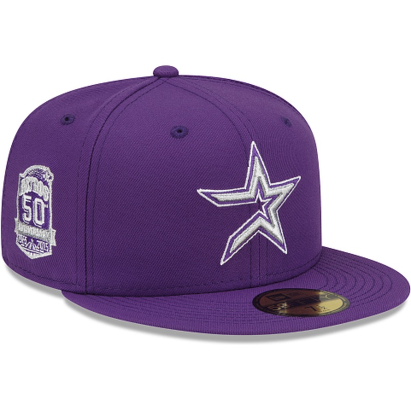 New Era  Purple Refresh Houston Astros 2022 59FIFTY Fitted Hat