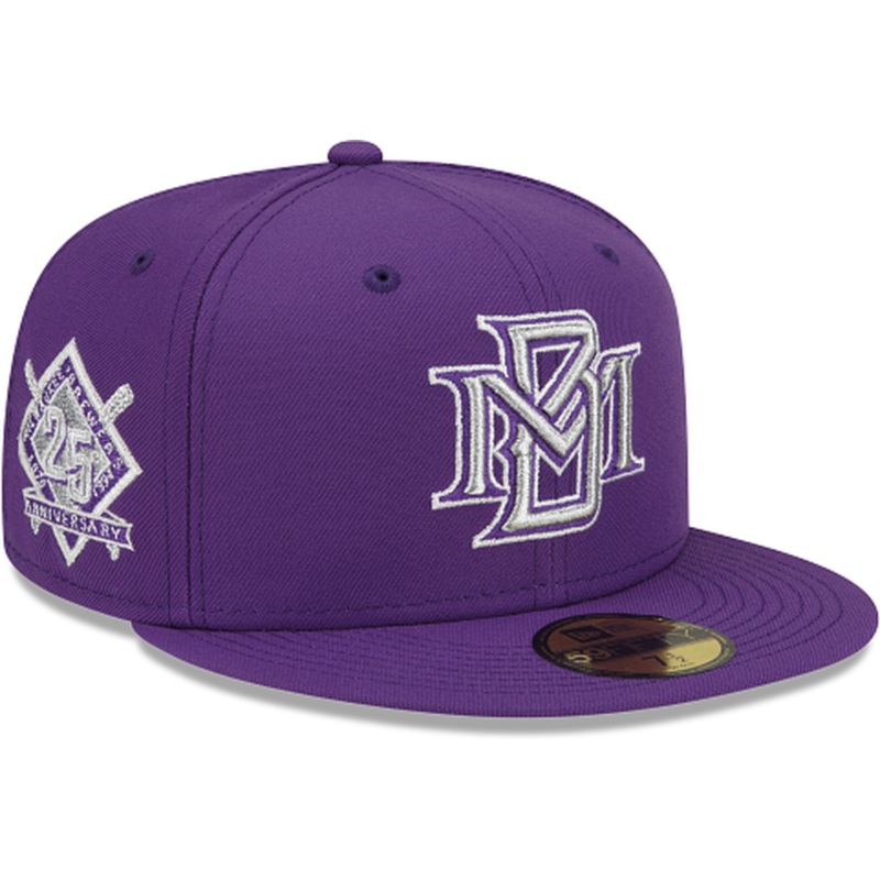 New Era  Purple Refresh Milwaukee Brewers 2022 59FIFTY Fitted Hat