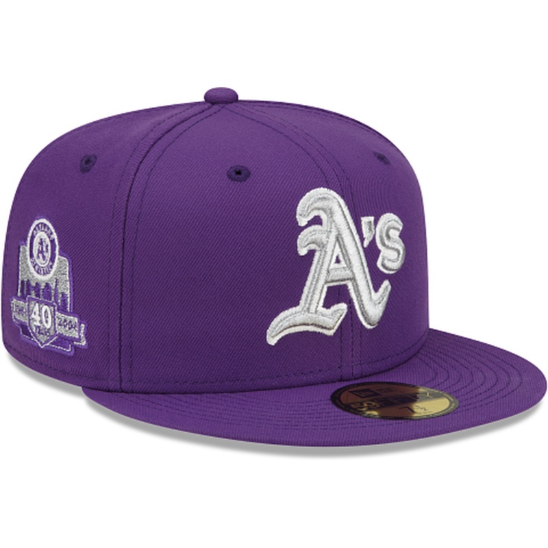 New Era  Purple Refresh Oakland Athletics 2022 59FIFTY Fitted Hat