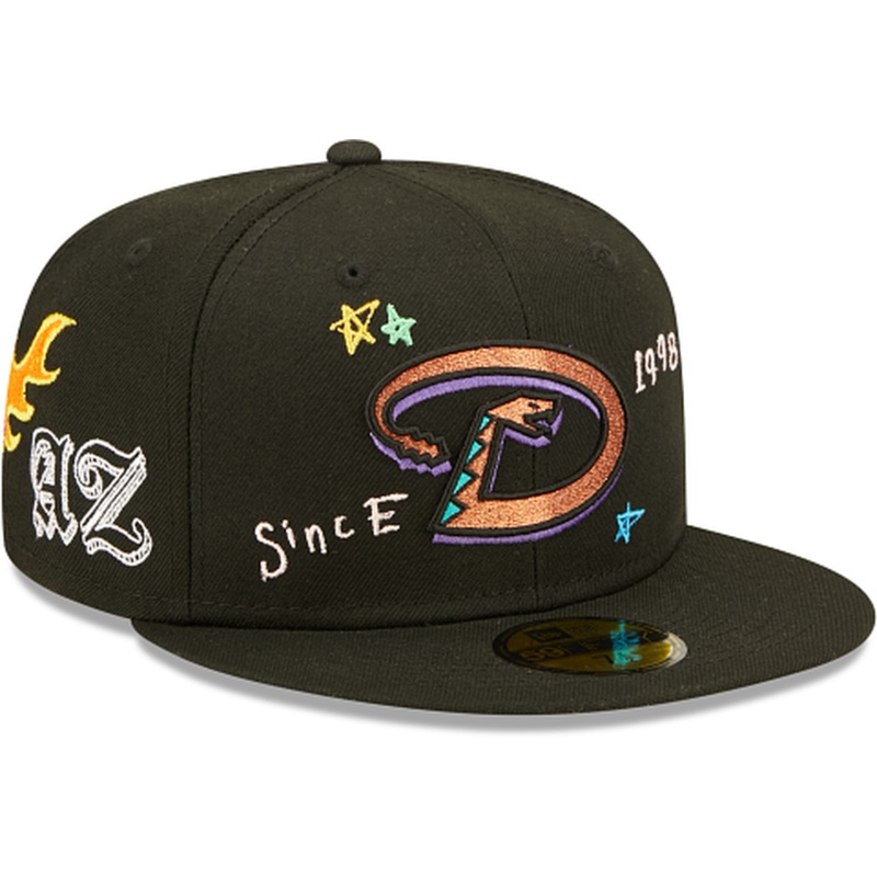 New Era  Arizona Diamondbacks Scribble Collection 2022 59FIFTY Fitted Hat