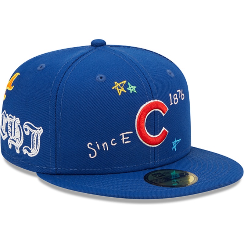 New Era  Chicago Cubs Scribble Collection 2022 59FIFTY Fitted Hat