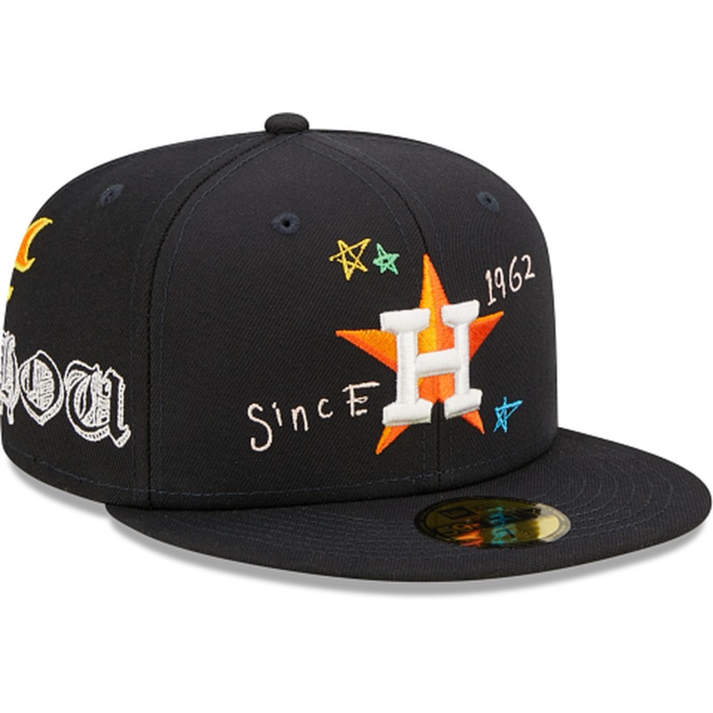 New Era  Houston Astros Scribble Collection 2022 59FIFTY Fitted Hat