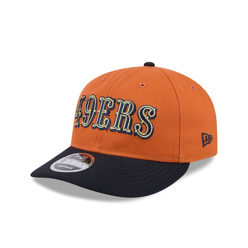 San Francisco 49ers Gold Wood Retro Crown 9FIFTY Snapback Hat