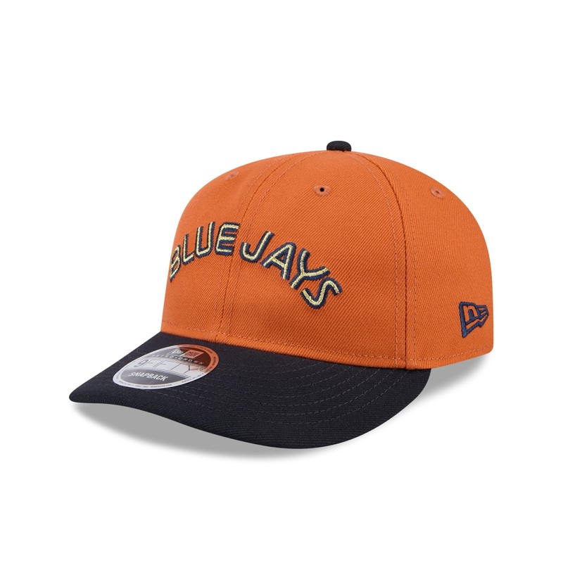 Toronto Blue Jays Gold Wood Retro Crown 9FIFTY Snapback Hat