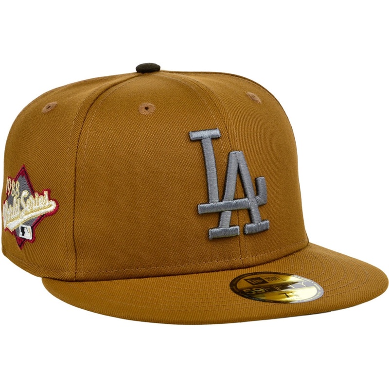 New Era x Lids HD  Los Angeles Dodgers Cigar 2022 59FIFTY Fitted Cap