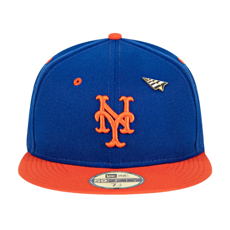 New Era x Paper Planes New York Mets Blue Crown 59FIFTY Fitted Hat