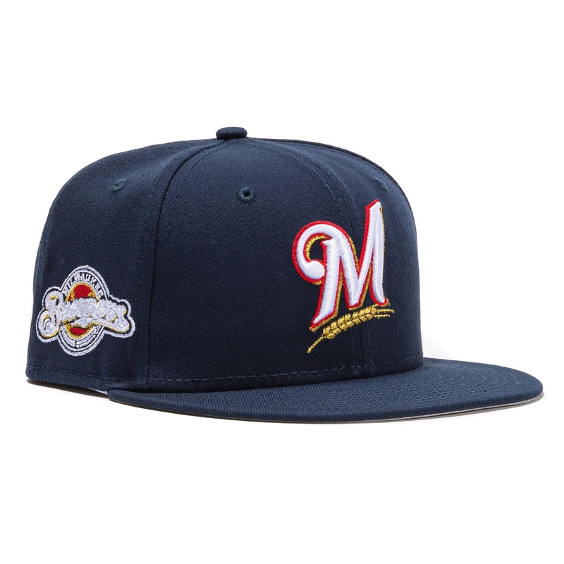 New Era  ‘Beer Pack’ Milwaukee Brewers Logo 59FIFTY Fitted Hat