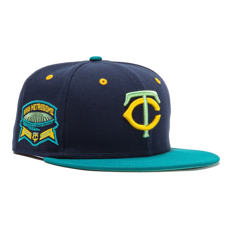 New Era  ‘Beer Pack’ Minnesota Twins Metrodome Stadium 59FIFTY Fitted Hat