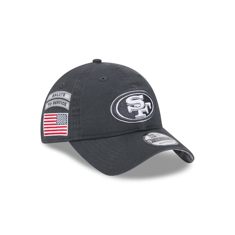 San Francisco 49ers 2024 Salute to Service 9TWENTY Adjustable Hat