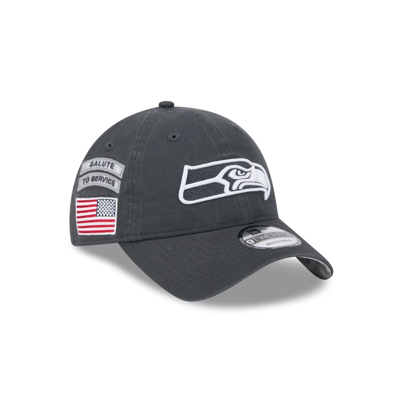 Seattle Seahawks 2024 Salute to Service 9TWENTY Adjustable Hat
