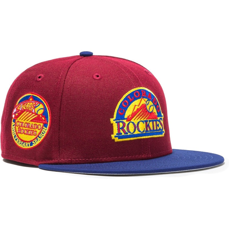 New Era  Sangria Colorado Rockies 10th Anniversary 59FIFTY Fitted Hat