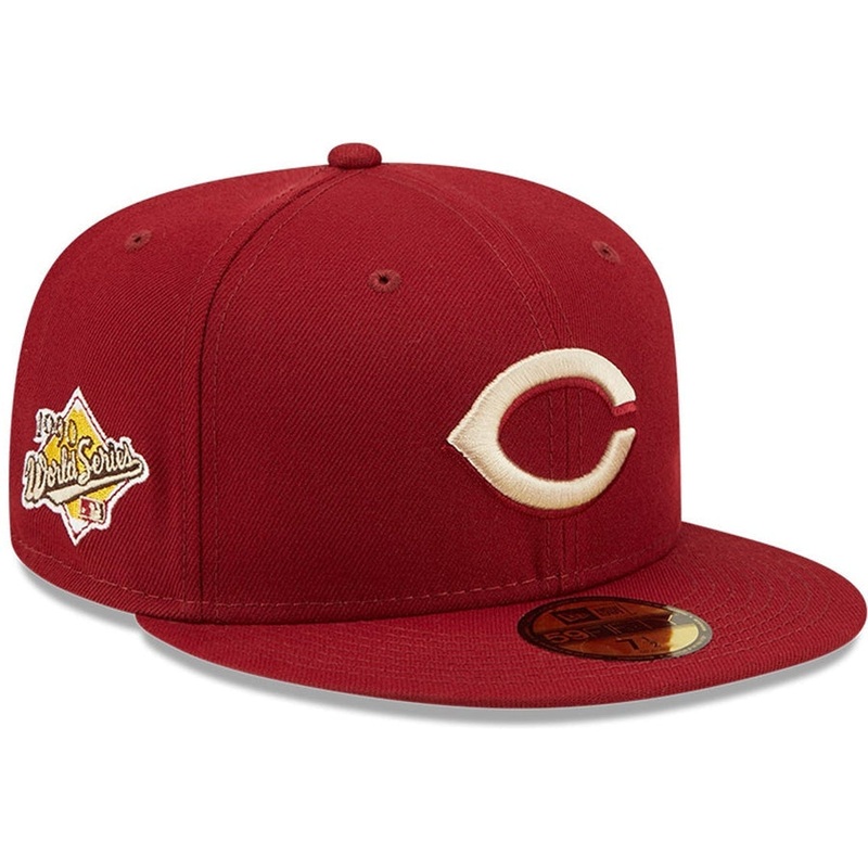 New Era x Lids HD  Cincinnati Reds Cardinal Sunshine 2022 59FIFTY Fitted Cap