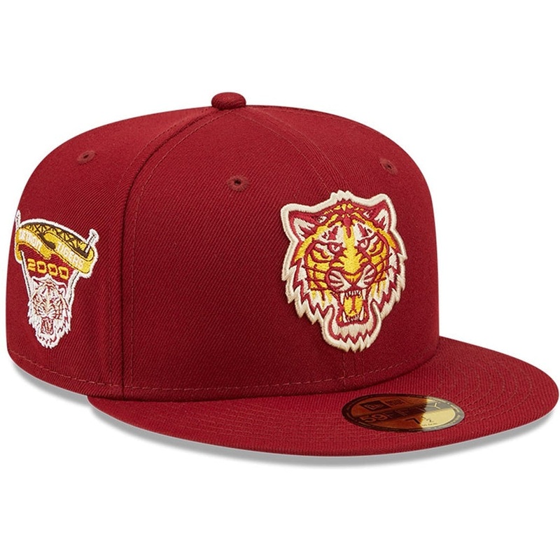 New Era x Lids HD  Detroit Tigers Cardinal Sunshine 2022 59FIFTY Fitted Cap