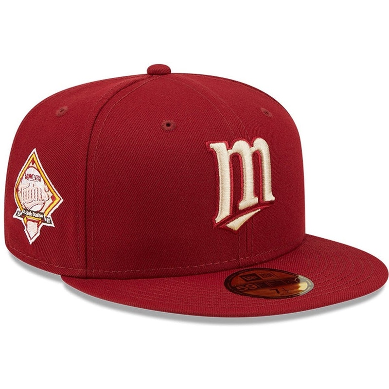 New Era x Lids HD  Minnesota Twins Cardinal Sunshine 2022 59FIFTY Fitted Cap