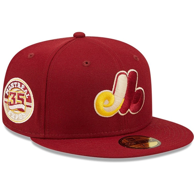 New Era x Lids HD  Montreal Expos Cardinal Sunshine 2022 59FIFTY Fitted Cap