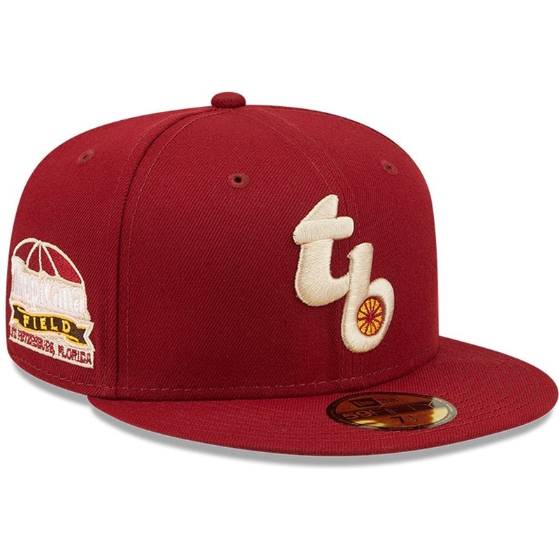 New Era x Lids HD  Tampa Bay Rays Cardinal Sunshine 2022 59FIFTY Fitted Cap