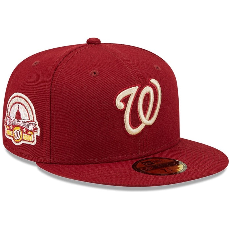 New Era x Lids HD  Washington Nationals Cardinal Sunshine 2022 59FIFTY Fitted Cap