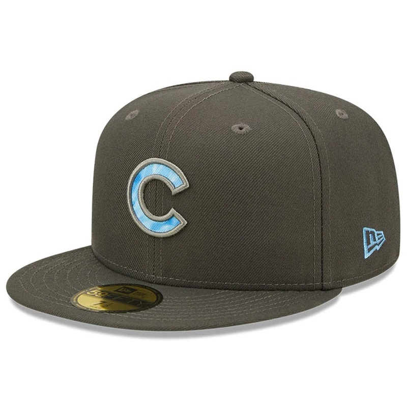 New Era Chicago Cubs Graphite 2022 Father’s Day On-Field 59FIFTY Fitted Hat