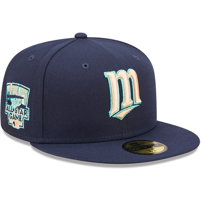 New Era x Lids HD  Minnesota Twins Oceanside Peach 2022 59FIFTY Fitted Cap