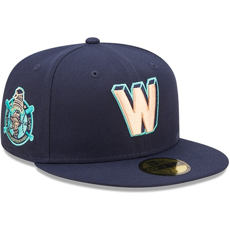 New Era x Lids HD  Washington Senators Oceanside Peach 2022 59FIFTY Fitted Cap